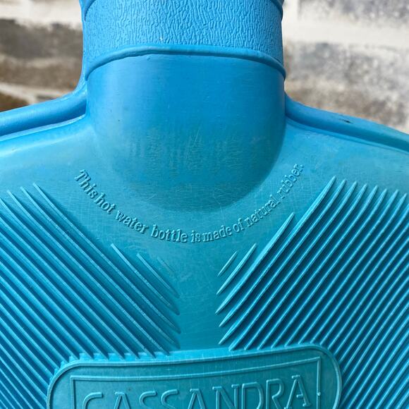 Covered Hot Water Bottle Knit Sweater By Cassandra Never Used 13" x 8" - Picture 8 of 11